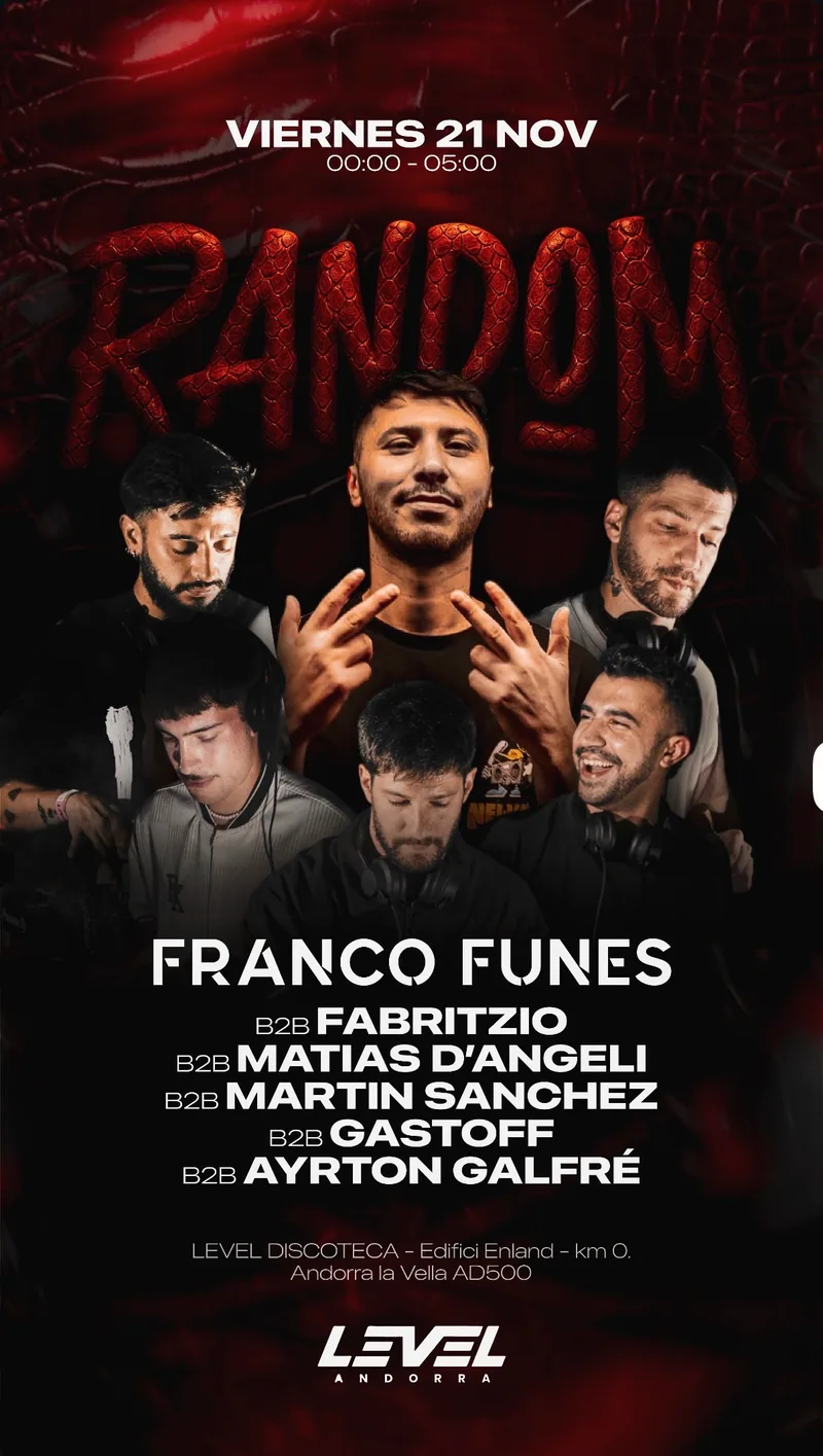 Flyer oficial de RANDOM #44, Cobra