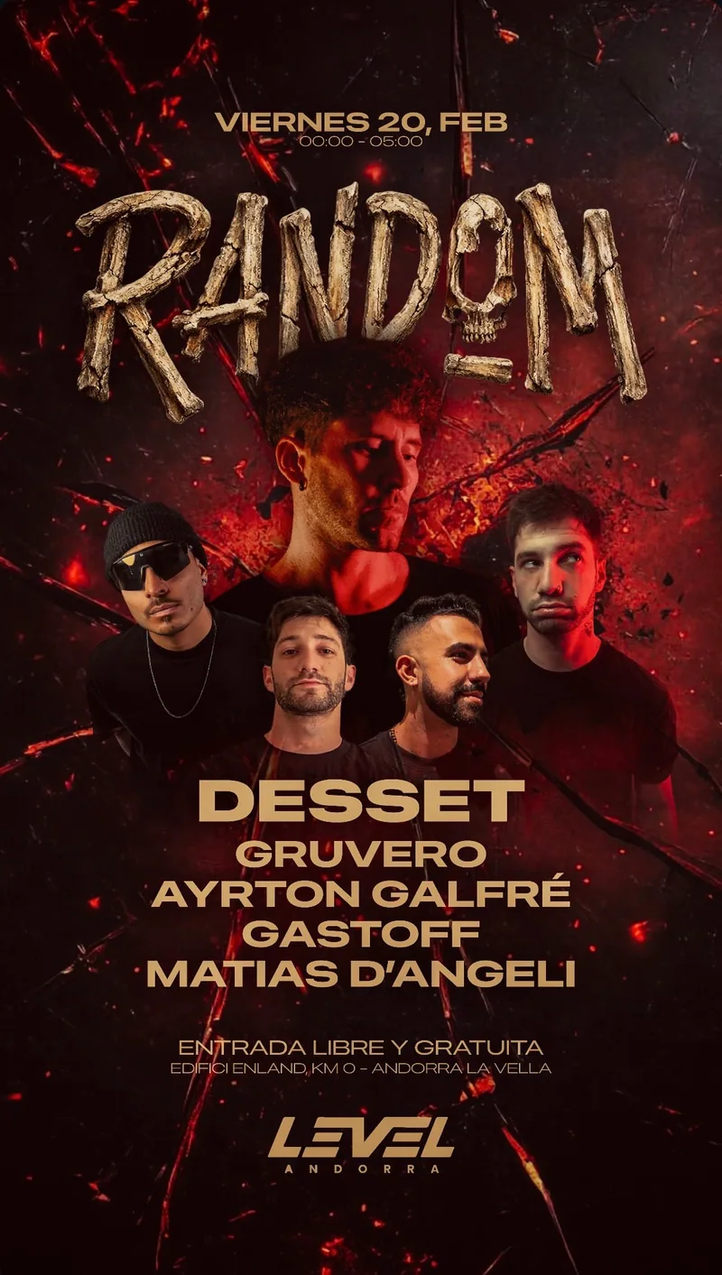 Flyer oficial de RANDOM #54, Raw