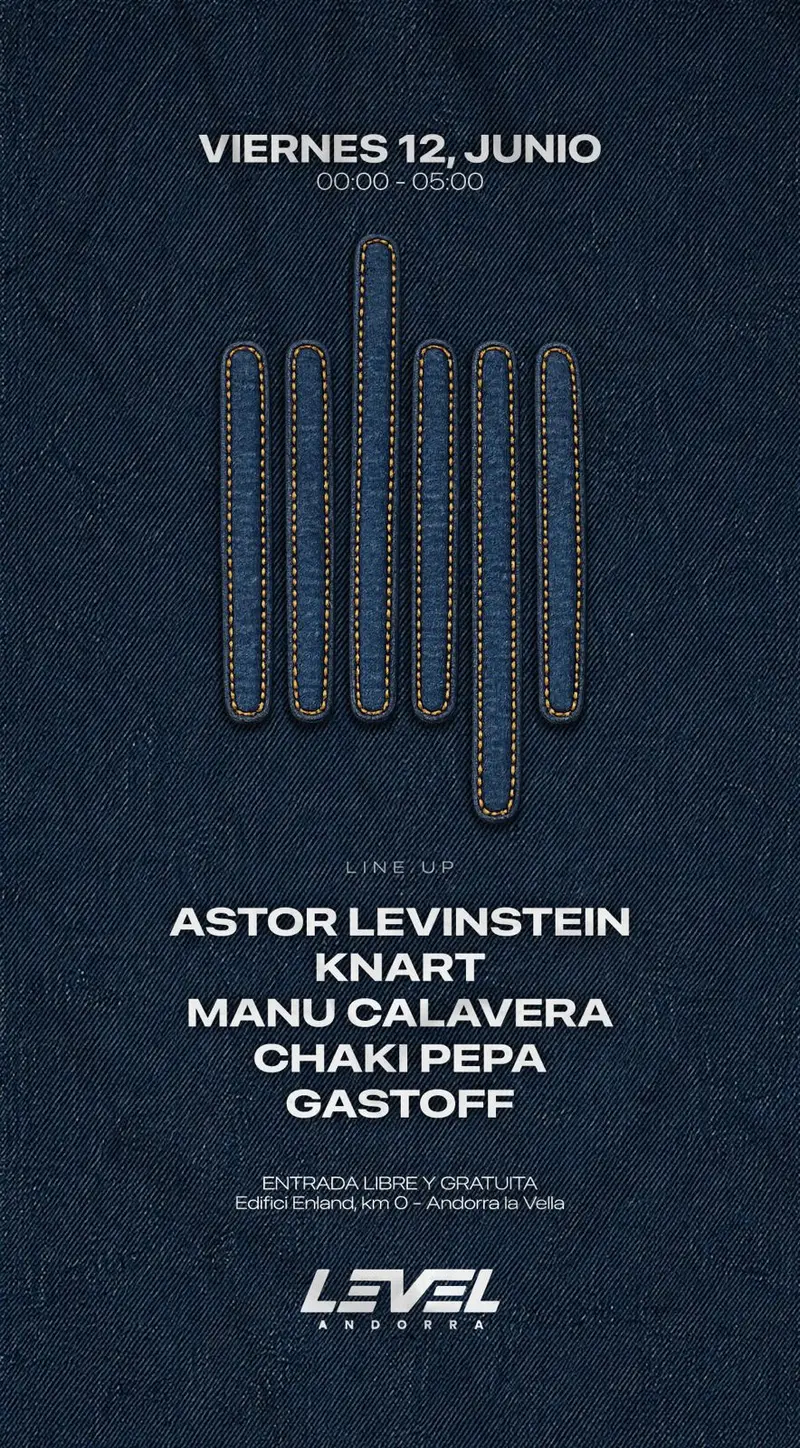 Flyer con los set times de RANDOM #63